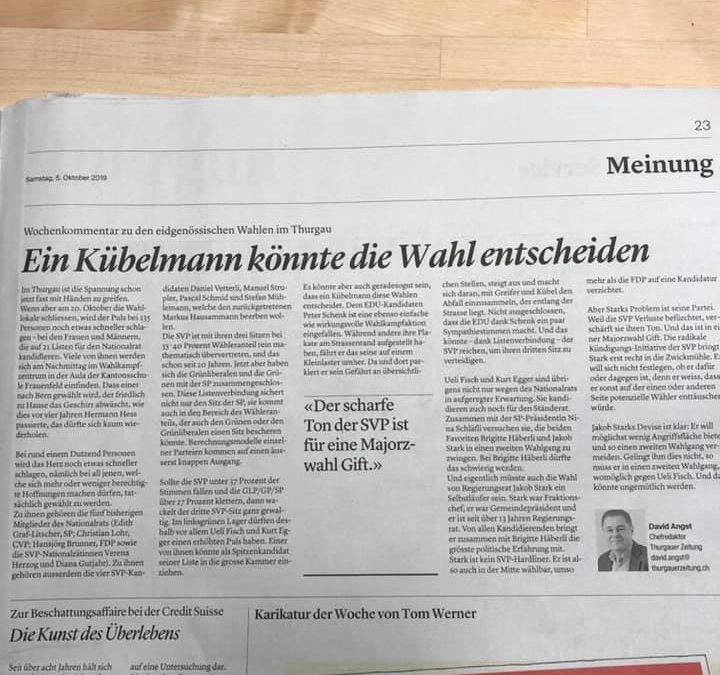Spezielle Wahlkampfaktion